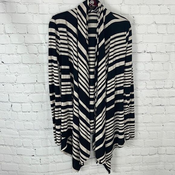 Renee C. Soft, Striped Cardigan - Picture 1 of 4